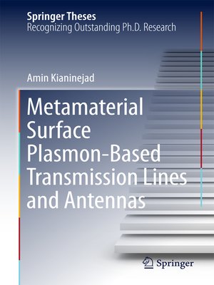 cover image of Metamaterial Surface Plasmon-Based Transmission Lines and Antennas